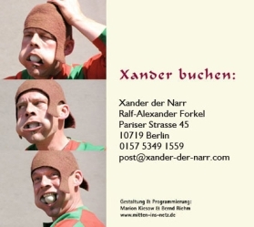 Impressum Xander der Narr